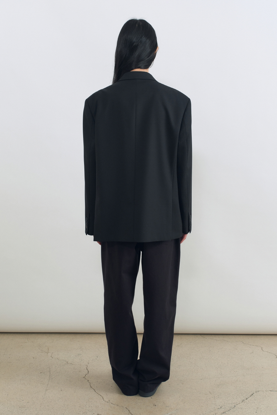 【INSILENCE】OVERSIZE WOOL BLAZER BLACK MUSINSA | INSILENCE Oversize Wool Blazer BLACK